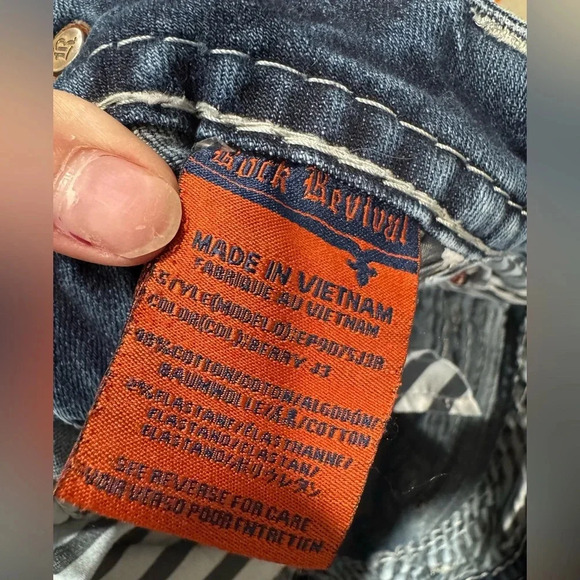 Rock Revival Berry Straight Stretch Jean size 28 by 31 inseam - Picture 9 of 13